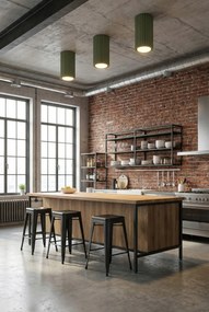 Oliwkowy splot w loftowym stylu 20cm - D292 T9-B62