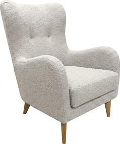 Elegancki fotel Roland z profilowanym siedziskiem i oparciem