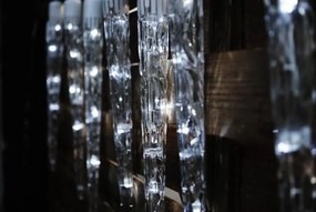 Świąteczne lampki - sople, zimna biel, 8 funkcji