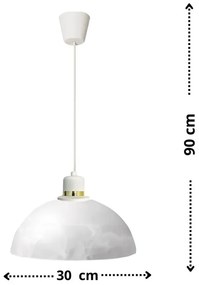 Stylowa nowoczesna lampa wisząca - M046 - Rotip