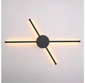 Brilagi - LED Kinkiet LUGO QUATTRO LED/16W/230V czarny