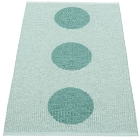Turkusowy dywan odpowiedni na zewnątrz 70x120 cm Vera Pop Jade – Pappelina