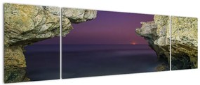 Obraz - klif morski (170x50 cm)