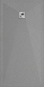Mexen Stone+ brodzik kompozytowy prostokątny 200 x 90 cm, szary-beton - 44619020