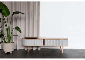 Brązowa szafka pod TV w dekorze dębu 140x40 cm Audacious – UMAGE