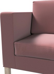 Pokrowiec na sofę Karlanda 2-osobową nierozkładaną, krótki kolor fioletowy tkanina welwetowa
