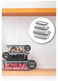 Pojemniki na żywność 3 szt. – Hermia