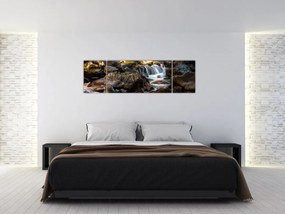 Obraz skalistego strumienia (170x50 cm)