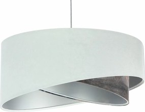 Lampa wisząca GRAY DUNE biała/srebrna