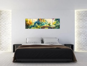 Obraz - Baśniowy zamek (170x50 cm)