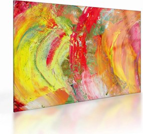 Obraz na szkle abstrakcji - malarstwo (70x50 cm)