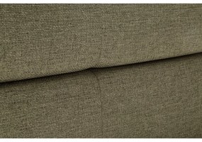 Zielone tapicerowane łóżko dwuosobowe ze schowkiem i stelażem 160x200 cm Lotte – Meise Möbel