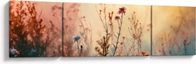 Obraz - Dzikie kwiaty (170x50 cm)