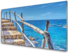 Panel nad blat kuchenny Schody Prowadzące Do Morza
