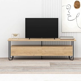 Szafka pod TV w dekorze dębu 150x45 cm Dilly – Marckeric