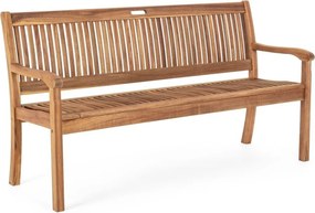 Drewniana ławka ogrodowa w naturalnym kolorze Noemi – Bizzotto