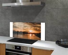 Panel Szklany Krakowski Most o Zmierzchu