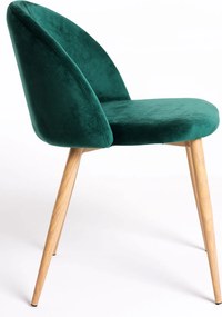 Zestaw 4 Krzese Vint Aksamitne