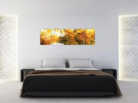 Obraz - Jesienne drzewo (170x50 cm)