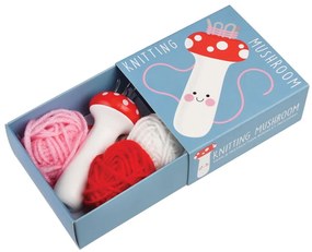 Zestaw kreatywny Knitting Kit Mushroom – Rex London