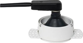 Nowoczesny wpuszczany reflektor biały bez kołnierza - Impact 70