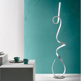 Ondaluce - ściemniana lampa stojąca LED LUMEN LED/30W/230V 160 cm srebrna