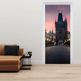 Fototapeta na drzwi - Na Moście Karola (95x205cm)