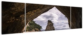Obraz z jaskini, Nowa Zelandia (170x50 cm)