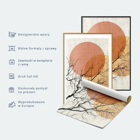 Plakat Mała sukienka 40x60 cm z ramą czarną bez marginesu ARTGEIST B