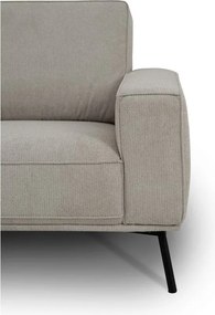 Szarobeżowy narożnik z tkaniny szenilowej (lewostronny/w kształcie litery L) Amsterdam – Scandic