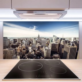 Panel Szklany Panorama Miejskich Drapaczy Chmur