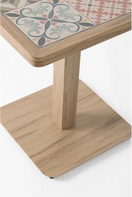 Stalowy stolik ogrodowy 73x73 cm Kalimera – Bizzotto