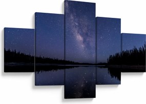 Obraz nocnego nieba (125x70 cm)