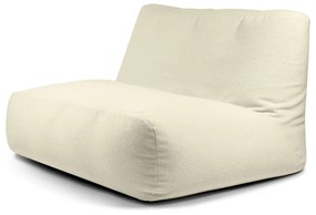 Kremowy worek do siedzenia z materiału bouclé Sofa Tube – SLOWDOWN