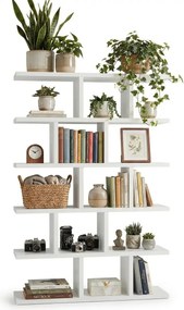 Biały skandynawski regał wiszący lub stojący Z6-T09