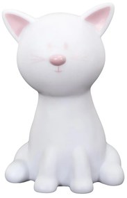 Dziecięca lampka nocna LED CATTY 19cm, biała