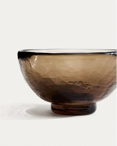 Brązowa szklana miska Sileia – Kave Home