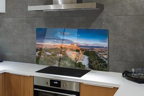 Szkło do Kuchni na Ścianę Architektura Antycznych Aten