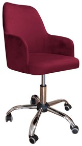 Fotel obrotowy Westa MG02 śliwka