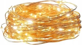 Świąteczny łańcuch świetlny 20 diod LED, ciepła biel