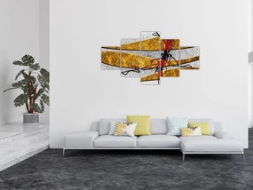 Abstrakcyjny obraz (125x70 cm)