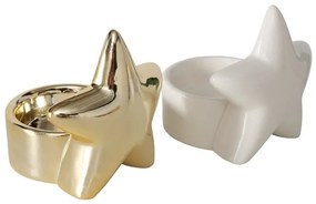 Porcelanowy świecznik na tealight ULANDA