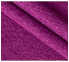 Tapicerowane łóżko kontynentalne GLORIEN 140x200 cm purpurowe Materac: Materac sprężynowy Bonell