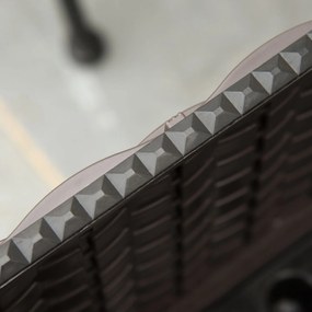 Outsunny podwyższona grządka 6-częściowa skrzynia na rośliny z otworami odpływowymi o wyglądzie rattanu kwietnik DIY kolor brązowy 40 x 40 x 44 cm