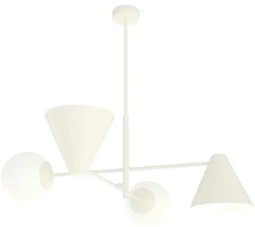 Biała lampa sufitowa w stylu loftowym - D140 G7-K50