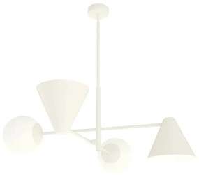 Biała lampa sufitowa w stylu loftowym - D140-Upin