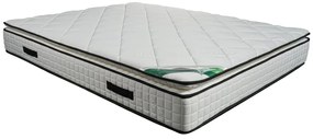 Materac piankowy 140 x 190 cm o grub. 23 cm z bambusowym pokrowcem - ADANA marki NATUREA