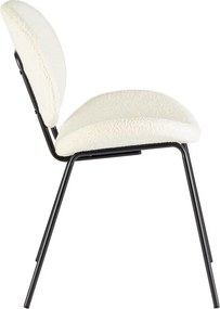 Białe tapicerowane krzesło Maddie – Yes Everyday