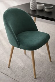 Zestaw 4 krzese aksamitnych Vint