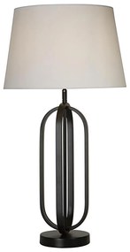 Searchlight EU91101WH - Lampa stołowa CHIC 1xE27/60W/230V biała